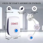 Repelente Ultrasonico De Plagas y Ratones