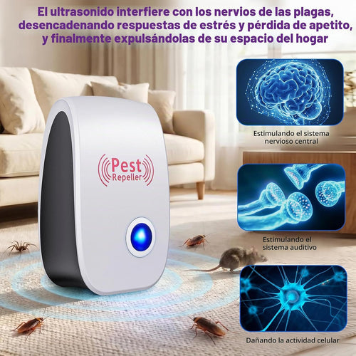 Repelente Ultrasonico De Plagas y Ratones