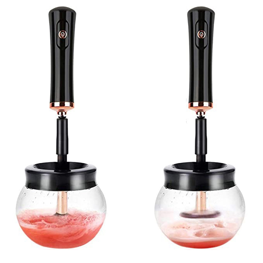 💄 Limpiador Automático de Brochas 2 en 1