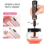 💄 Limpiador Automático de Brochas 2 en 1