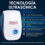 Repelente Ultrasonico De Plagas y Ratones