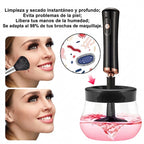 💄 Limpiador Automático de Brochas 2 en 1