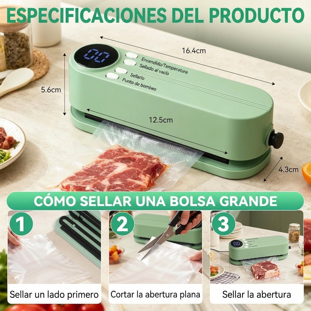 SELLADORA AL VACÍO DIGITAL 3 EN 1