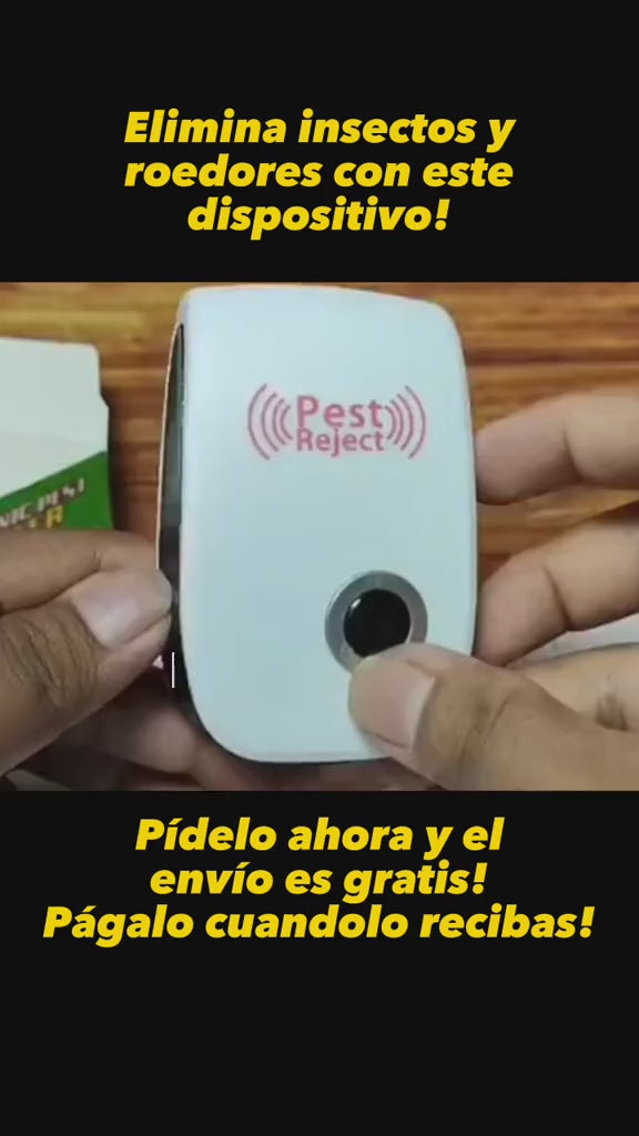 Repelente Ultrasonico De Plagas y Ratones